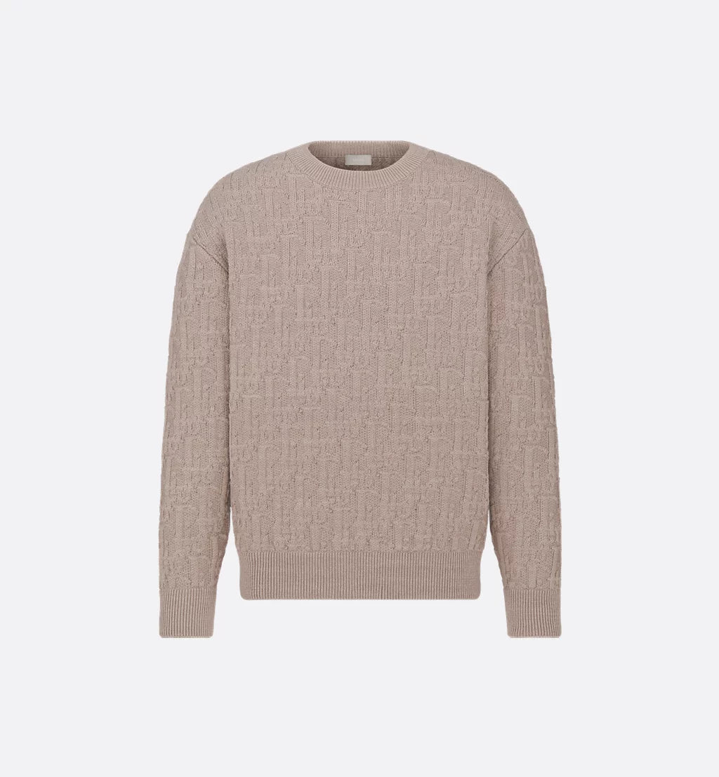 Dior Oblique Sweater Solid Color