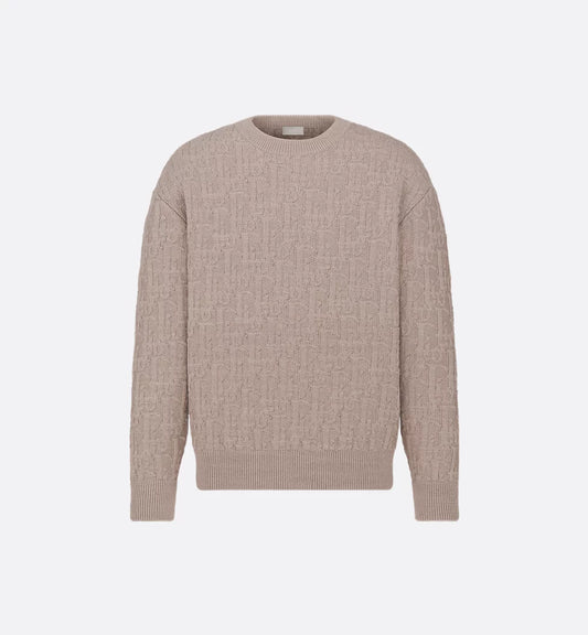 Dior Oblique Sweater Solid Color