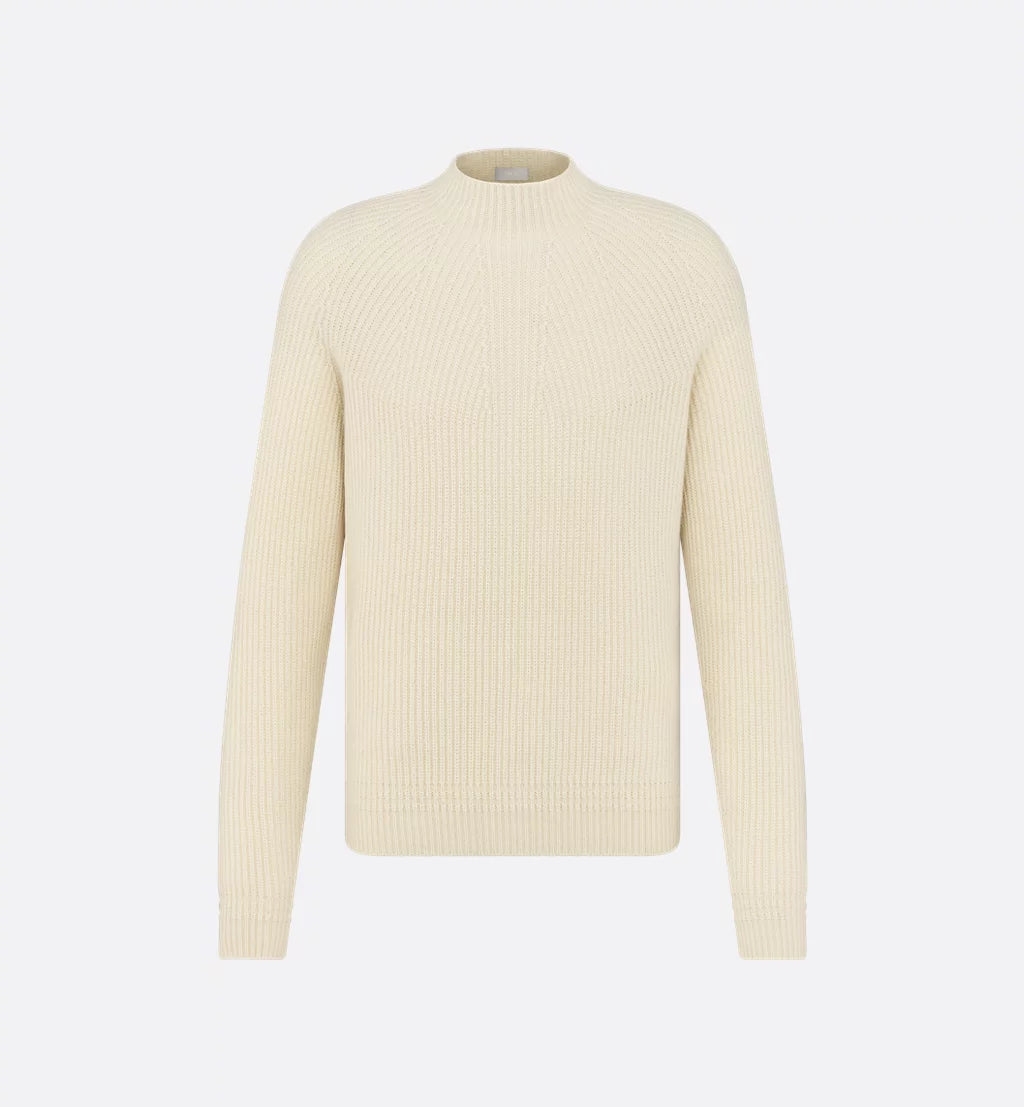 Dior Sweater Ivory Cashmere Knit