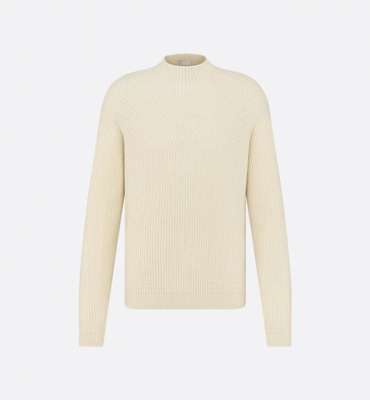 Dior Sweater Ivory Cashmere Knit