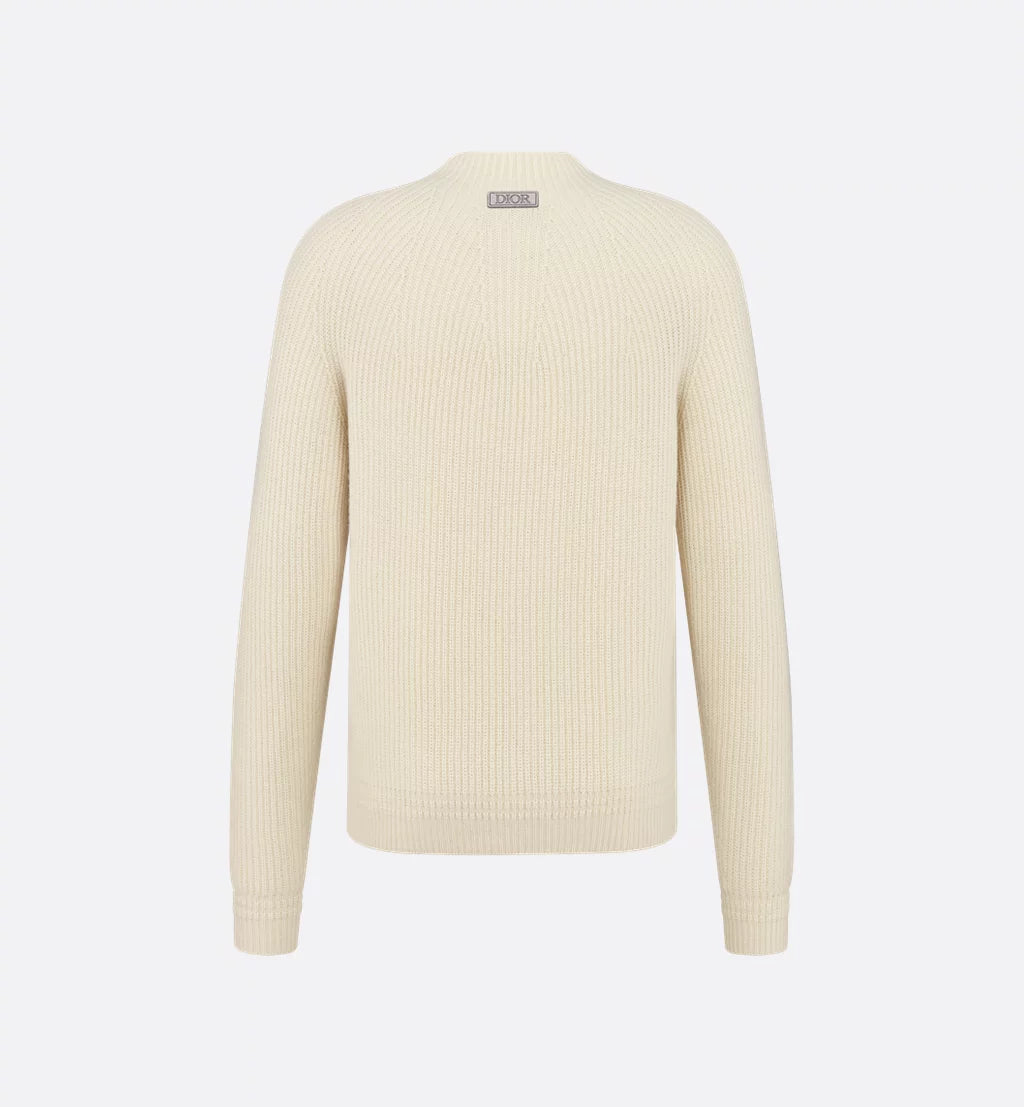 Dior Sweater Ivory Cashmere Knit